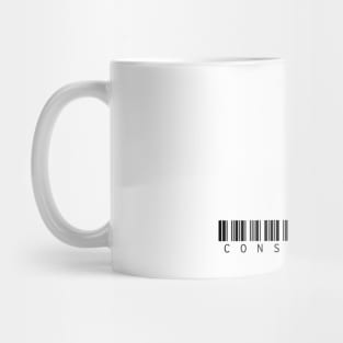 Consumerism – Black –Small Logo Mug